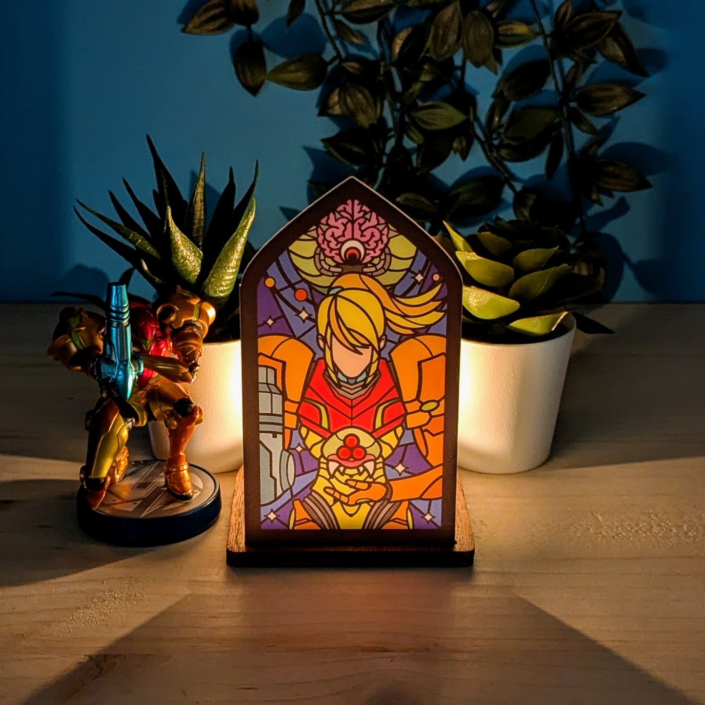 Photophore Vitrail Samus