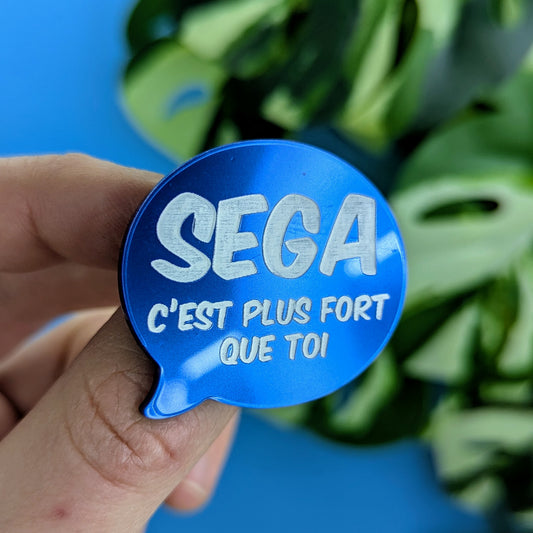 Broche "C'est plus fort que toi"