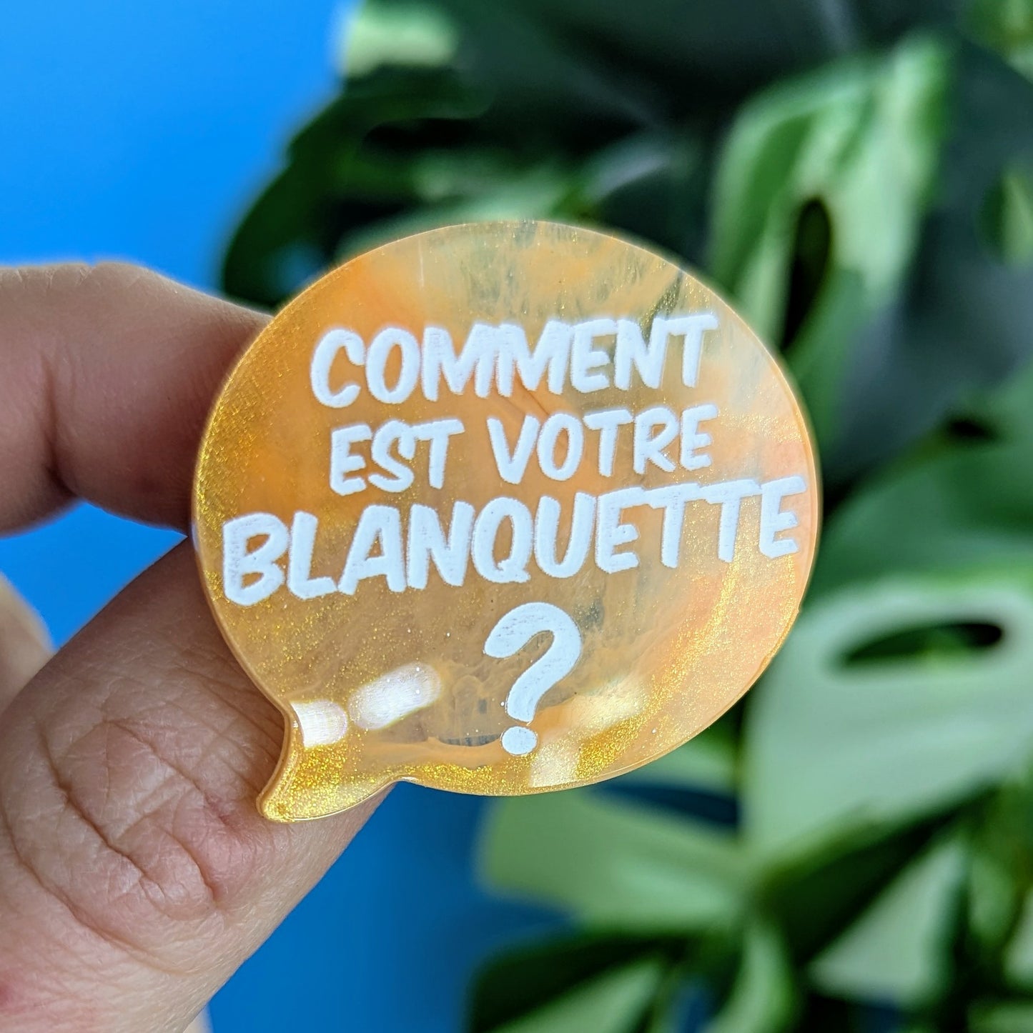 Broche "La blanquette"