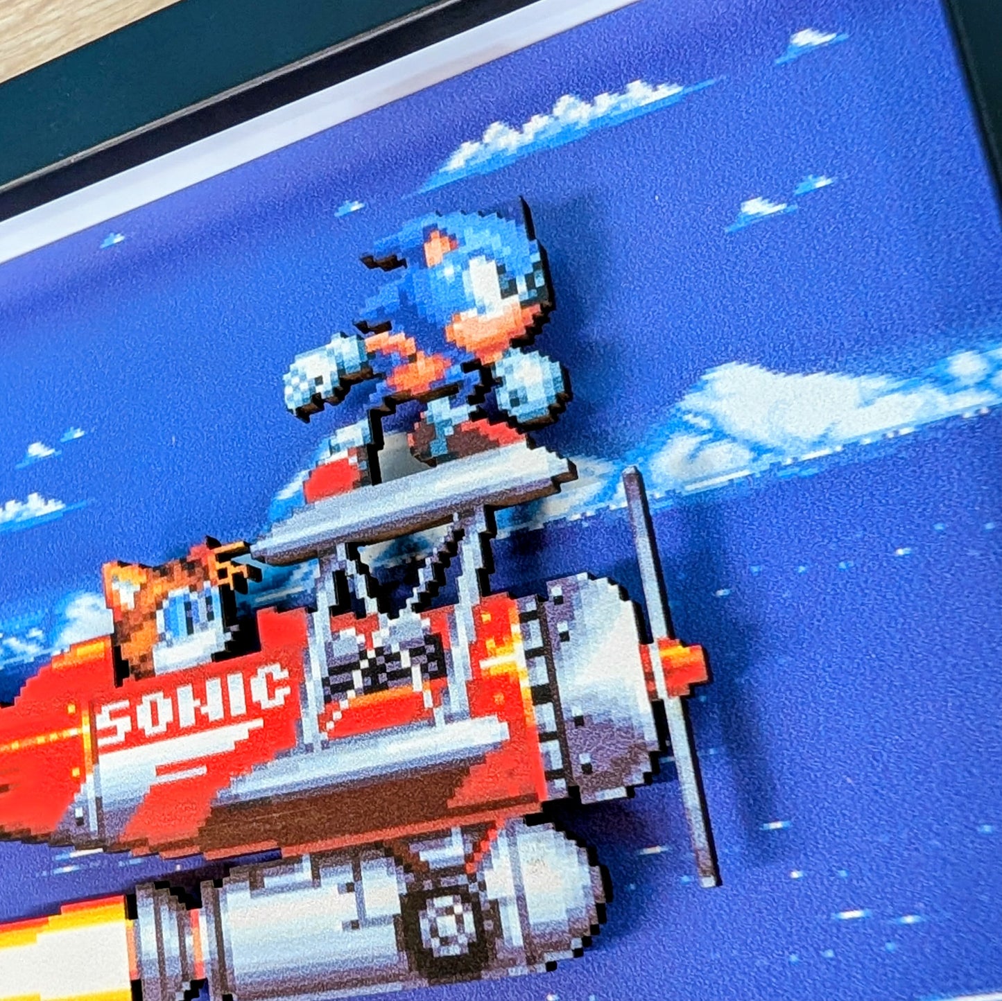 Mini Diorama : Avion de Sonic et Tails