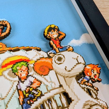 Mini Diorama One Piece : Going Merry et les Chapeau de Paille