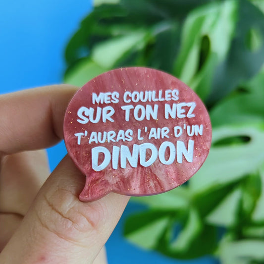 Broche "Dindon"