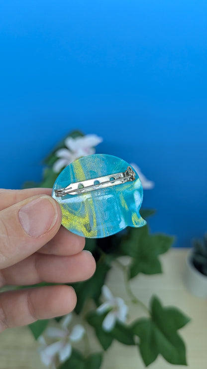 Broche "Silenzio Bruno"